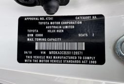
										04/2019 Toyota Hilux SR Single Cab 4×4 Ute full									